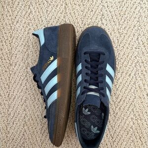 Adidas Blue Sneakers with Gum Sole